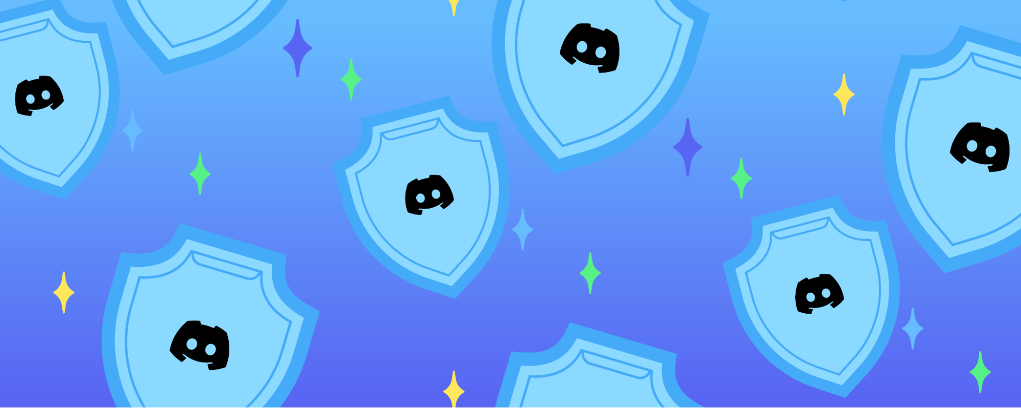 An array of protective shields with the Atlas Meet logo displayed on them.
