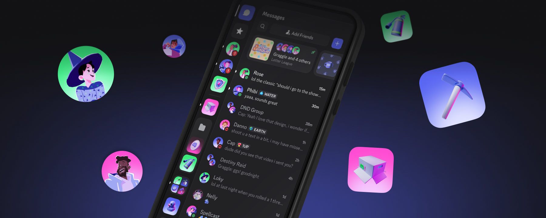 The Atlas Meet mobile app. 